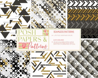 Geometric Seamless Patterns Commercial Use Repeat Patterns Modern Masculine