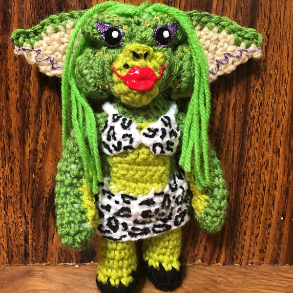 OOAK Crochet Greta Gremlin Doll