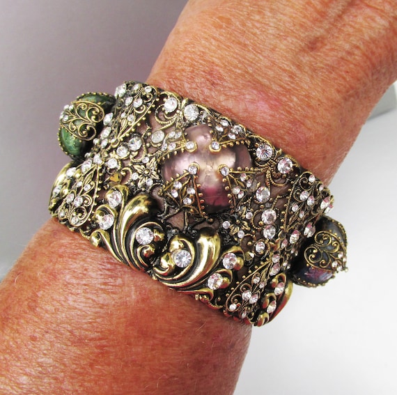 Native American Very Rare All Silver Teardrop Hand Tooled Bracelet Cuff Native American Very Rare All Silver Teardrop Hand Tooled Bracelet Cuff