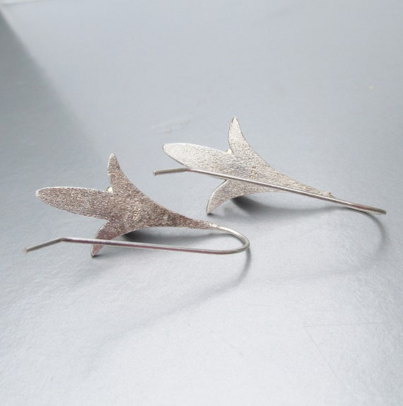 SALE! Textured Sterling Silver & Gold Filled LILY… - image 3