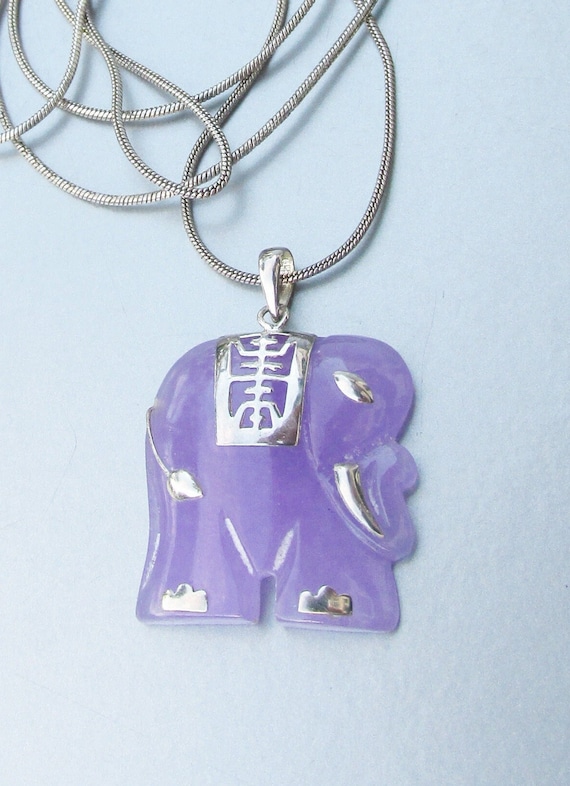 Lavender Elephant Pendant Lavender Elephant Pendant