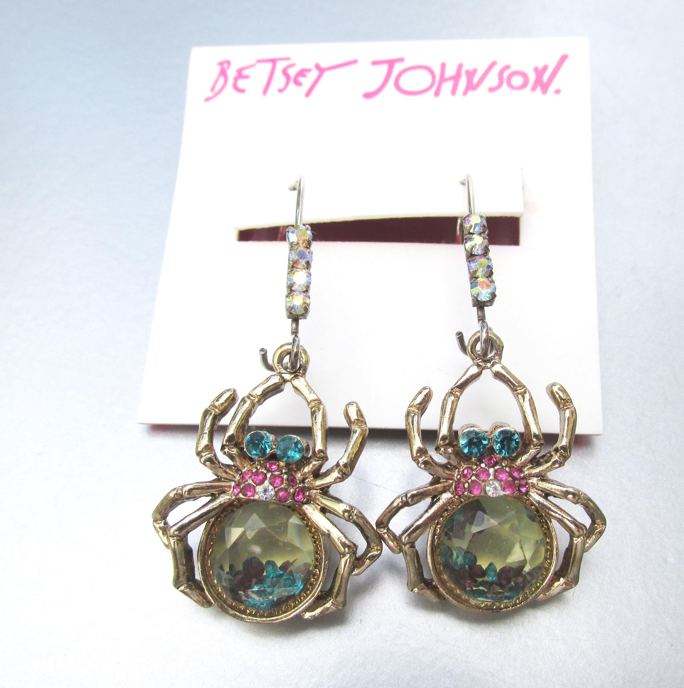 Betsey Johnson Spider Earrings All Jewelry Earrings, Necklaces