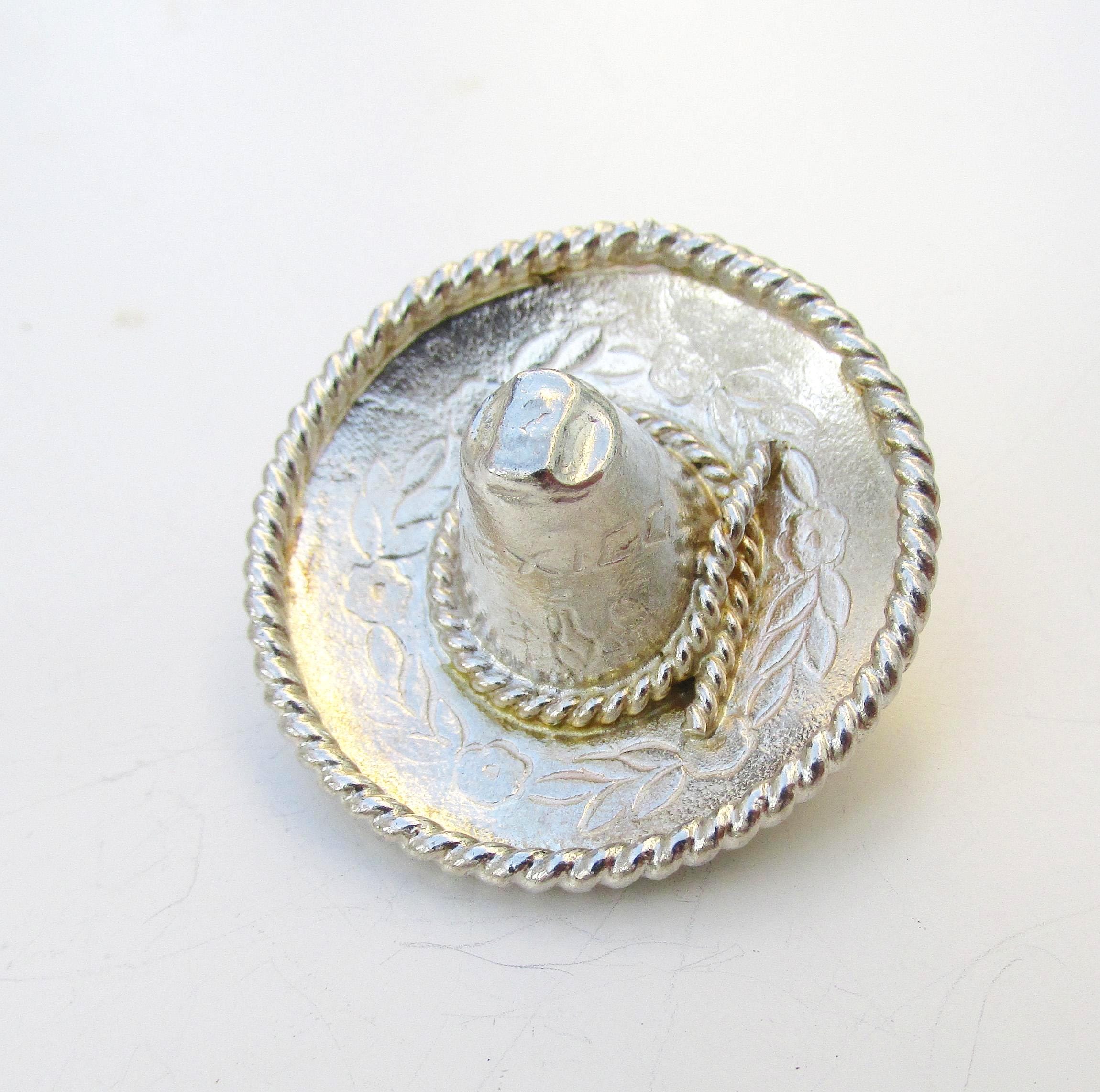Mexico Silver Brooch - Etsy