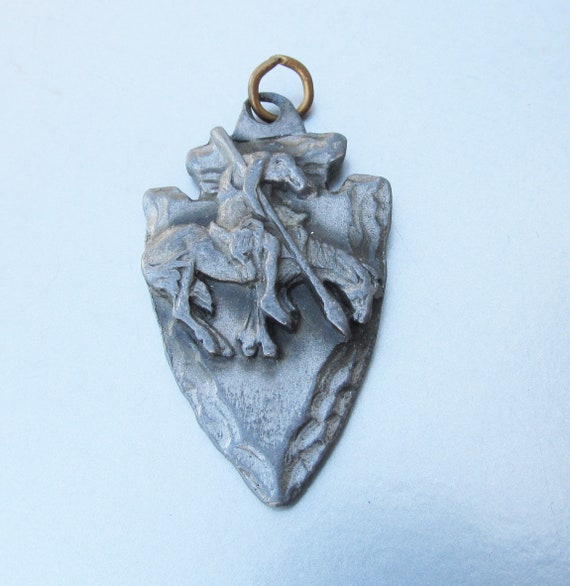 Pewter Necklace Pendant SISKIYOU Buckle Co ©1988 … - image 5