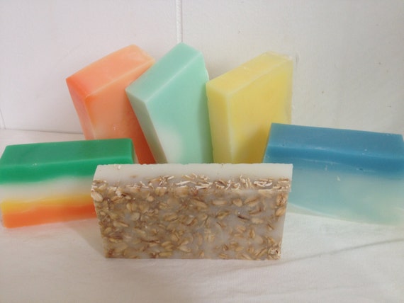 Items similar to Vegan Soaps - Set of 3 on Etsy