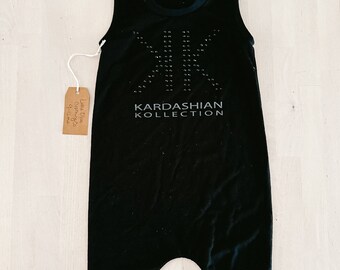 9-12 mo upcycled romper