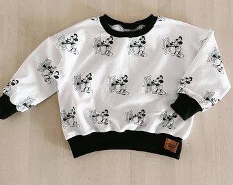 Oversized Steamboat Willie sweatshirt