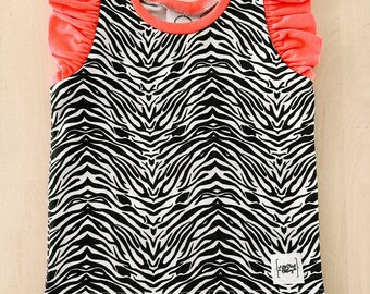 18-24 mo ruffle sleeve T