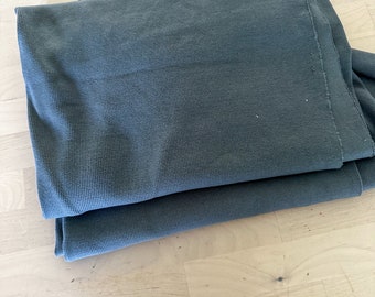 Dusty blue rib knit