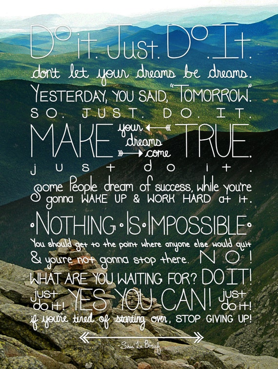 Do It Shia Labeouf Intense Motivation Quots Art Nature White