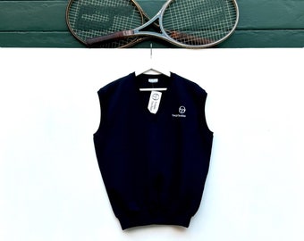 SERGIO TACCHINI テニスジャージ ベスト　80年代　美品 SERGIO TACCHINI テニスジャージ ベスト 80年代 美品 SERGIO TACCHINI