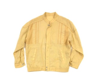 ARNOLD PALMER Linen Harrington Jacket. Sz M. Japan.