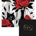 Black Cat in Roses Wall Art, Gothic Home Decor (digital Download) - Etsy