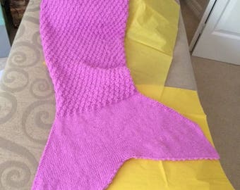 Mermaid Tail Blanket Knitting Pattern