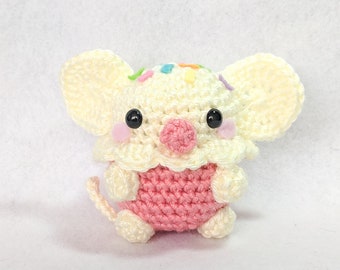 Cupcake the Crochet Mouse Amigurumi Plush Toy