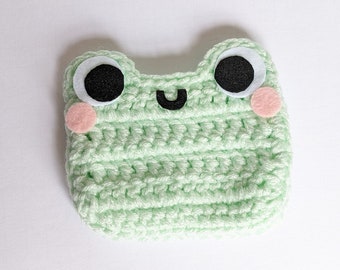 Crochet Frog Wallet - Made to Order