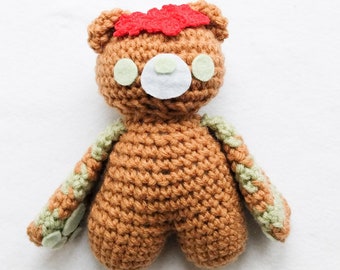 Morning Glory the Crochet Bear Amigurumi Toy