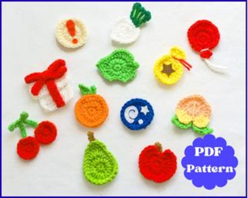 Animal Crossing Crochet Applique Patterns image 2