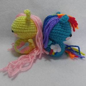 Crochet MLP Amigurumi Single or Set image 3