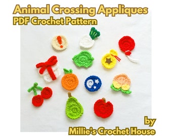 Animal Crossing Crochet Applique Patterns