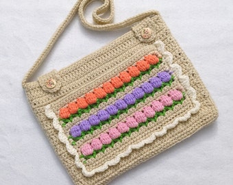 Tulip Fields Crochet Bag
