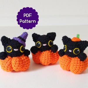 Pumpkin Cats Crochet Pattern