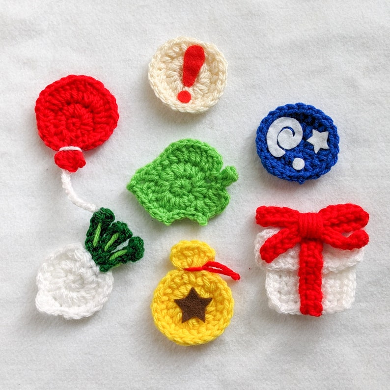 Animal Crossing Crochet Applique Patterns image 4