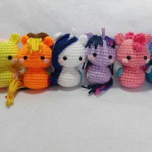 Crochet MLP Amigurumi Single or Set image 1