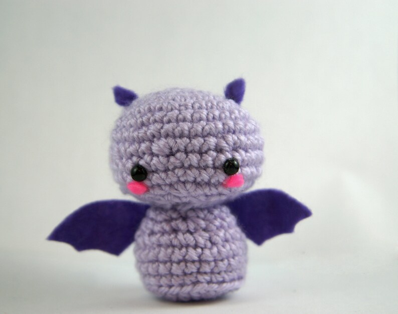 Crochet Fritz the Fruit Bat, Amigurumi Bat Toy, Bat Plush Handmade image 2