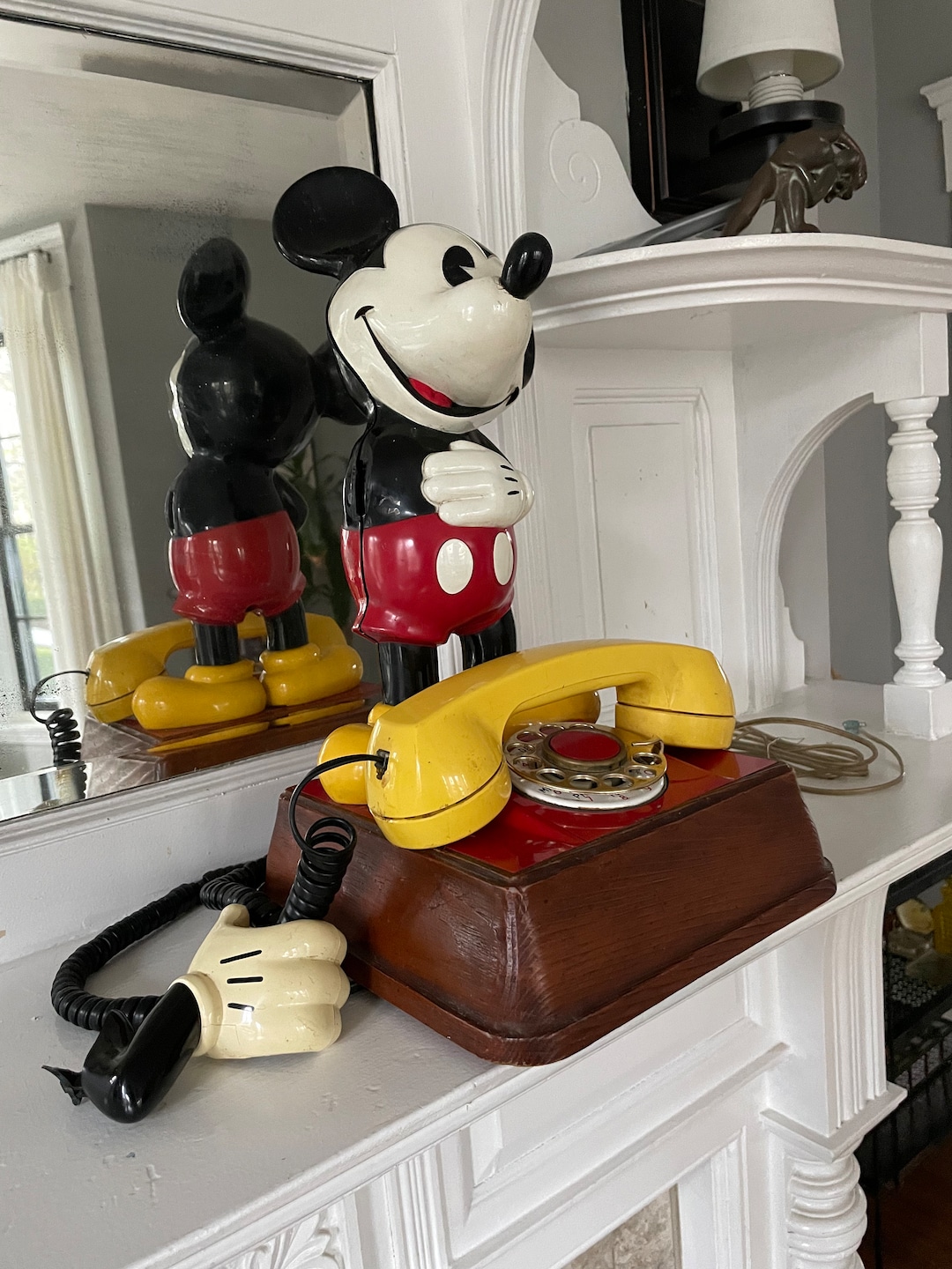 THＥ ＭIＣＫＥＹ ＰＨＯNＥ！ Vintage The Mickey Mouse Phone Rotary Dial Telephone 1976