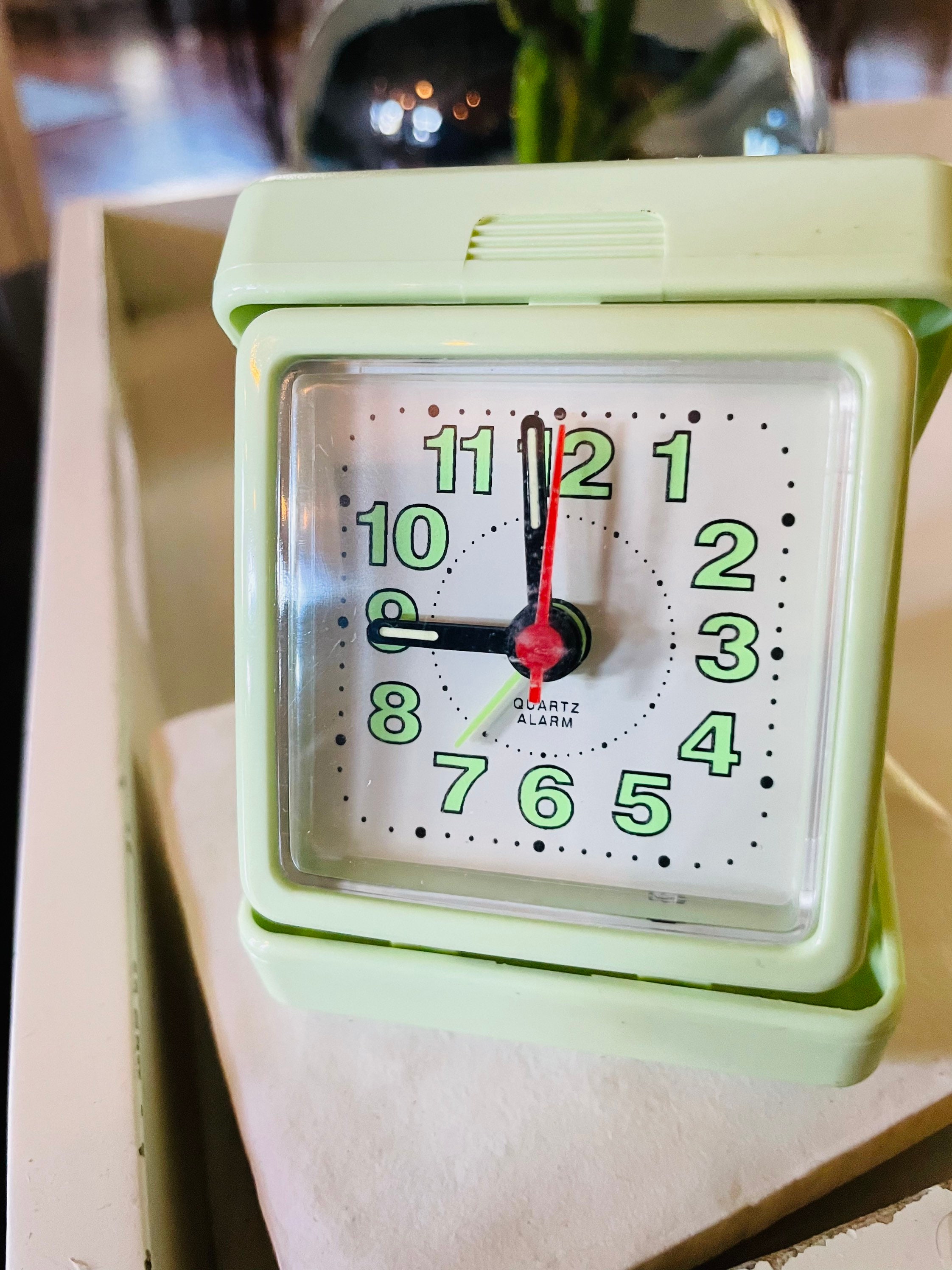 Mint Alarm Clock - Etsy