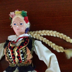 Scandinavian Costume Doll Long Blonde Braids