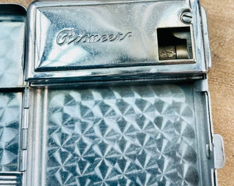 Vintage Cigarette Case Holder w/ built in Lighter , Pioneer