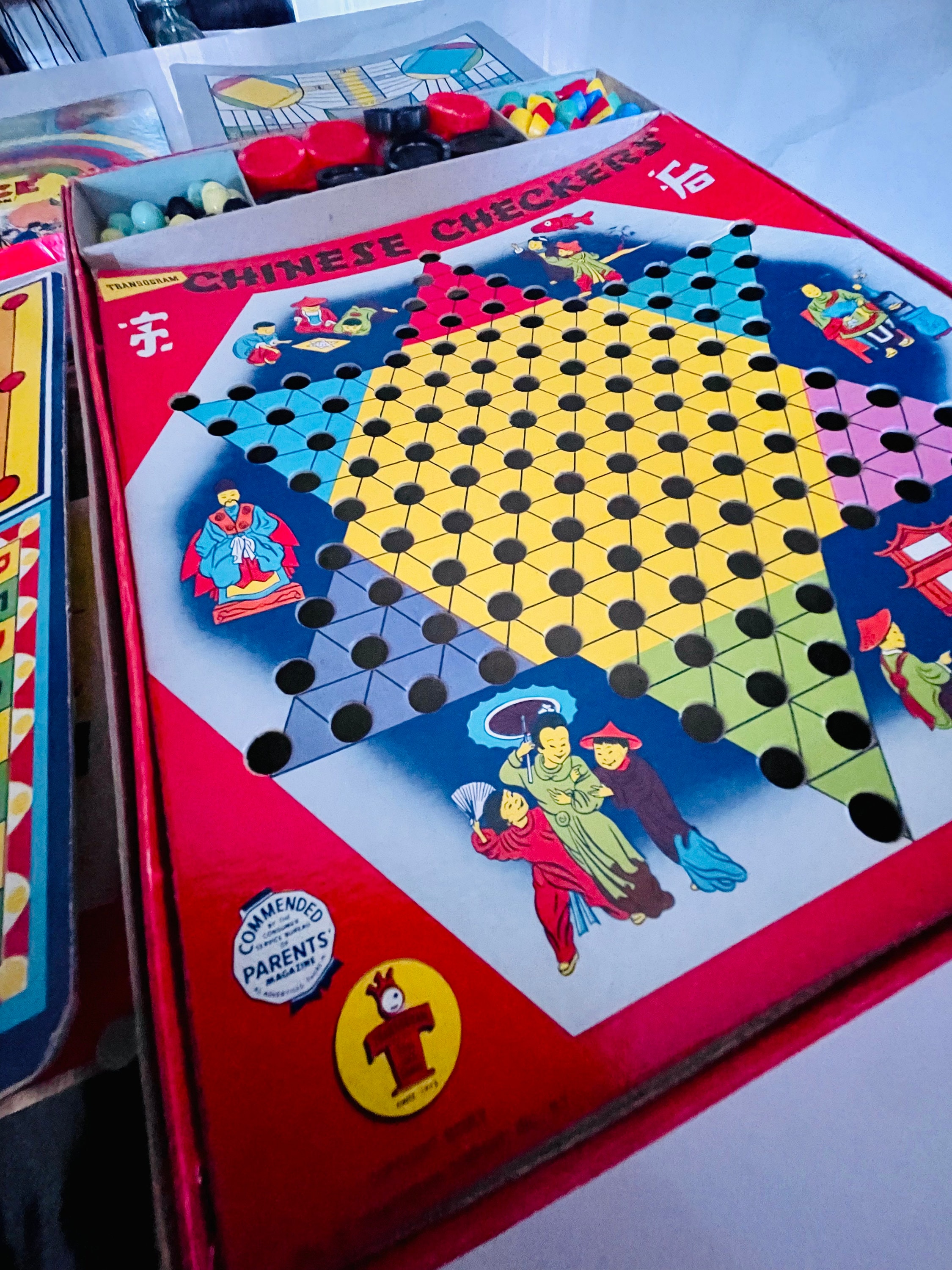 Transogram Vintage 1954 Transogram Game Chest 52 Variety - Etsy