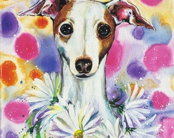 SALE !, Stretched CANVASES, "Baby Daisy" Gallery wrap. Only one available! (Please Read Description)