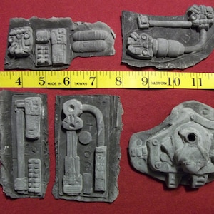 7 - pieza de látex FX CYBORG APPLIANCE set w / Eye Piece - Raw castings - Listo para recortar / pintar / aplicar