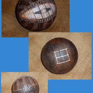 4&quot; Riven Puzzle Ball -- Hand-painted poly-resin ball -- Limited Edition -- AUTHORIZED REPLICA -- Made to Order