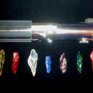 KYBER CRYSTAL - One of a kind - REAL Crystal - Choose your color -Choose your side