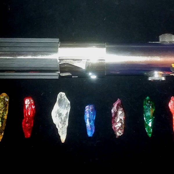 Orange Kyber Crystal Etsy