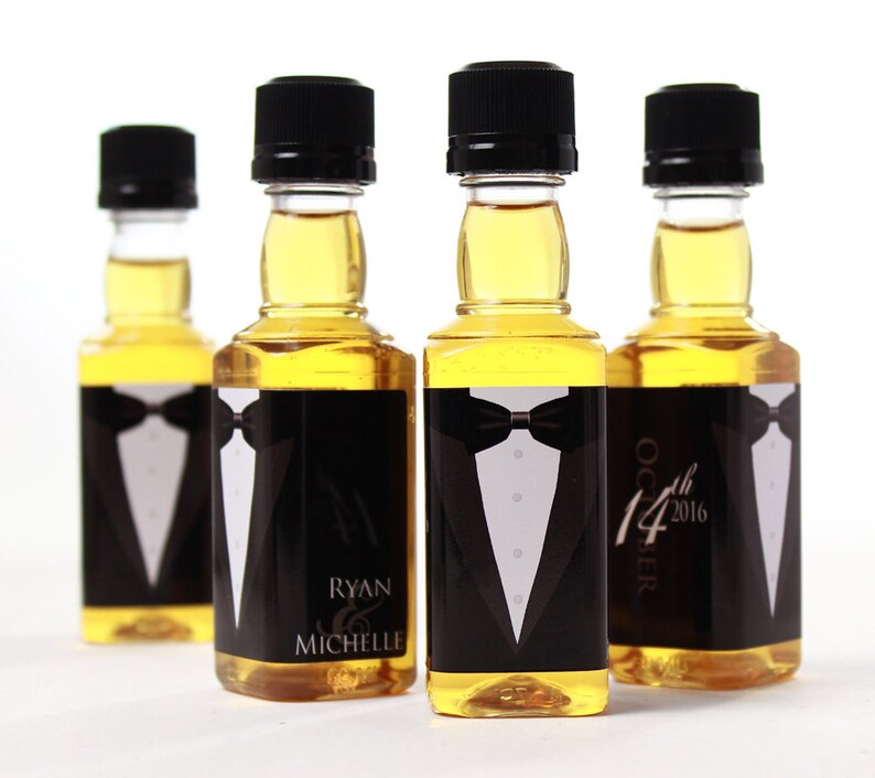 50 Mini Liquor Bottles and Labels Jack Daniels Bottles Etsy