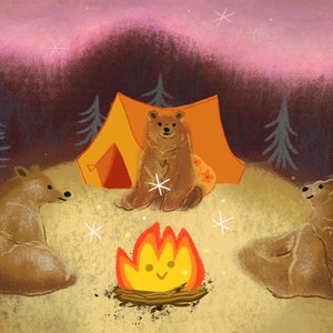 Bear Camp Print