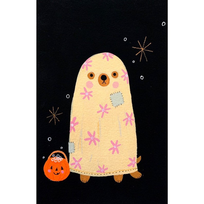 Ghost Pup Print