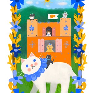 Medieval Cats Print