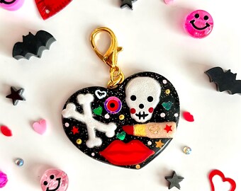 Pendentif à clip XO