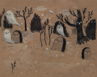 Graveyard Ghosts Imprimer