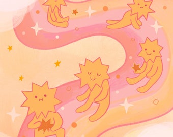 Impression de bébés étoiles