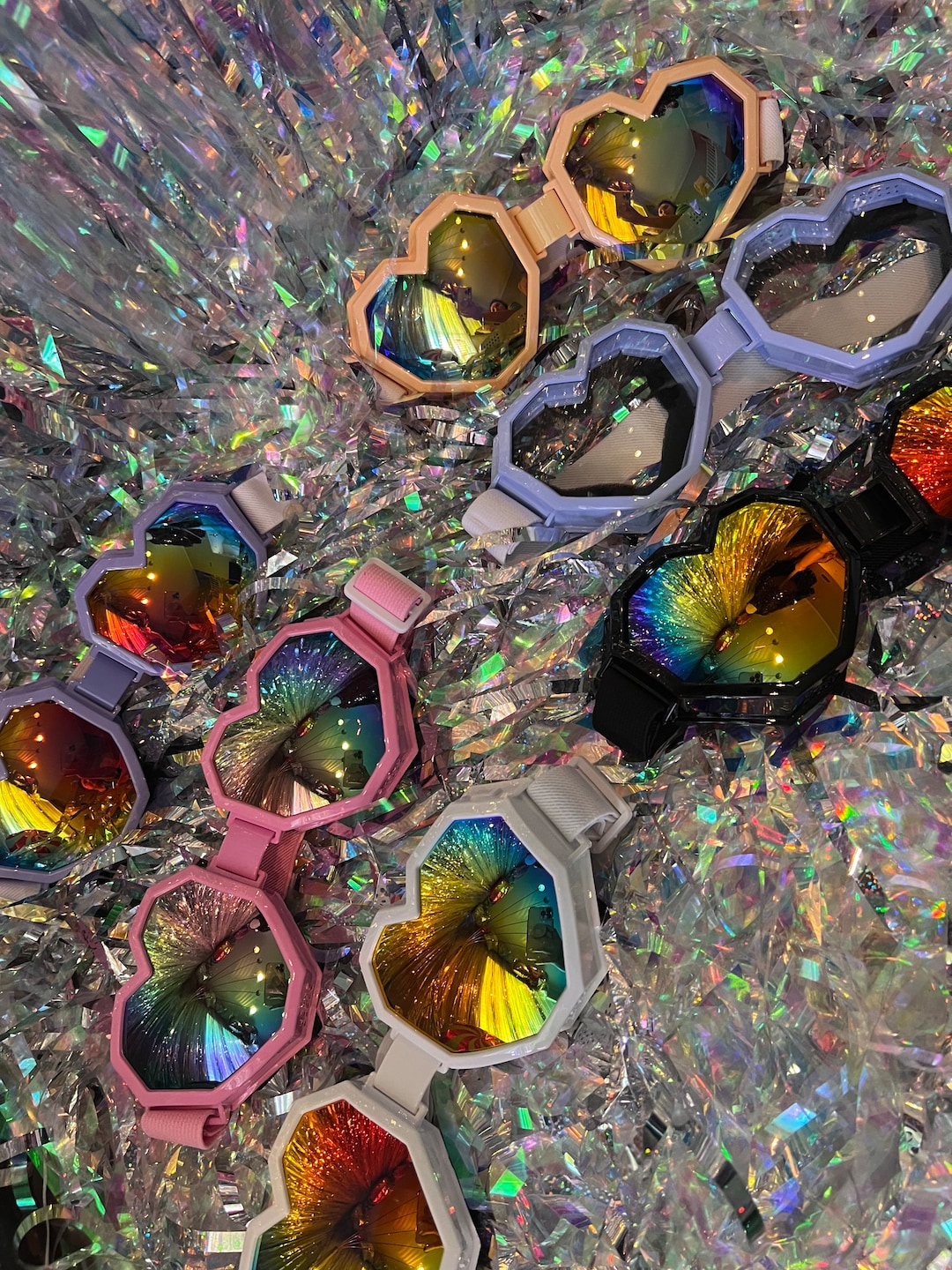 Disco Love Goggles Heart Shaped Goggles Sports Goggles Etsy