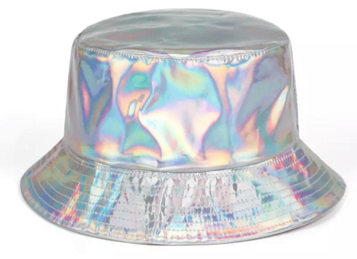 Bucket Hat/ Festival Hat/ Kawaii Style/ Holographic Hat/ Etsy UK