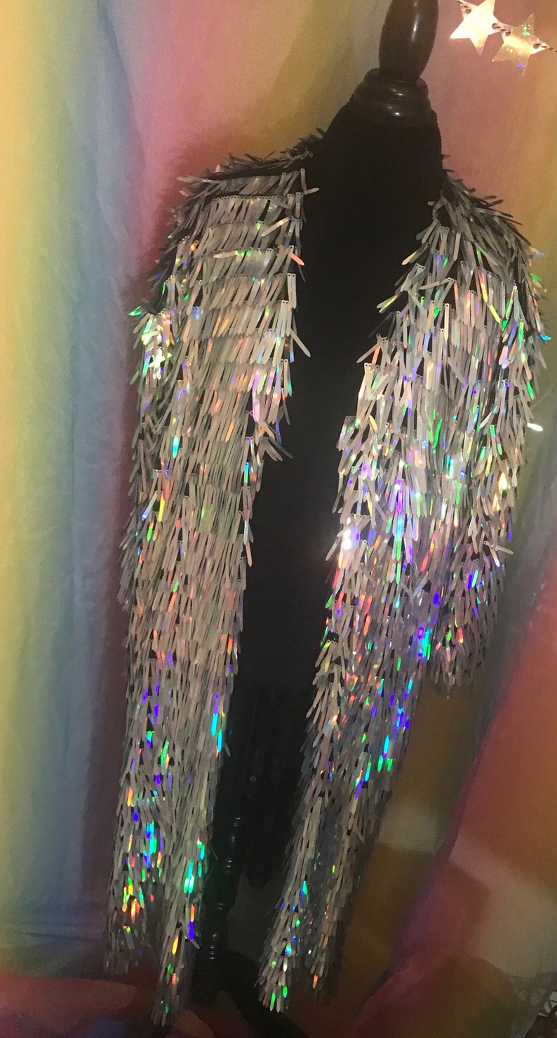 Sword Sequin Robe/ Sequin kimono/ tinsel kimono/ kimono | Etsy
