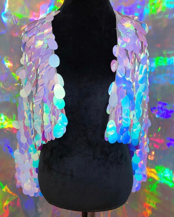 Custom Jumbo Sequin Jacket / Tinsel Jacket / BUBBLE Jacket Etsy